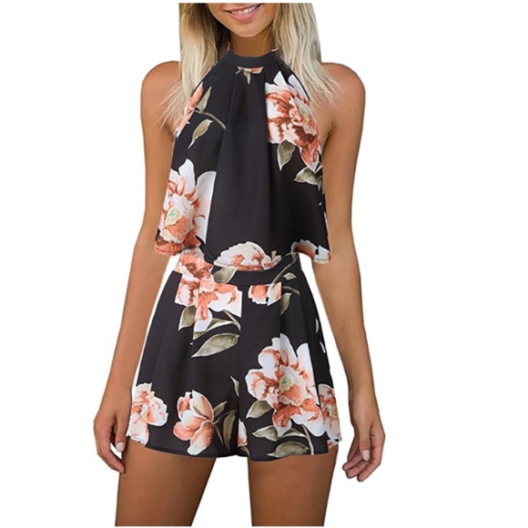 S. the Widow Pants - ULLA 2 Piece Floral Romper